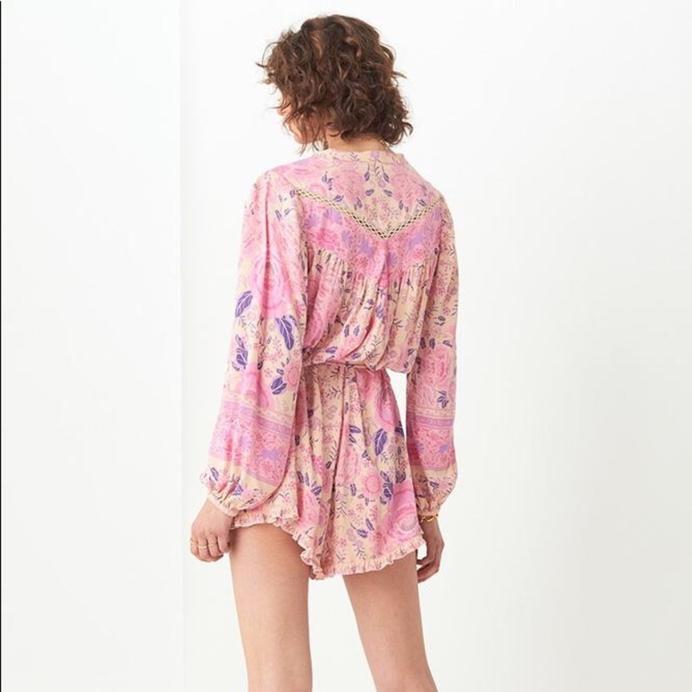 Spell and the Gypsy Floral Pink Mystic Romper Musk Medium